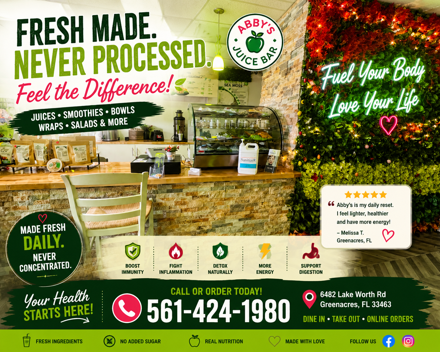 Breakfast Smoothies Greenacres, FL